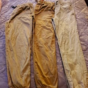 Khaki joggers